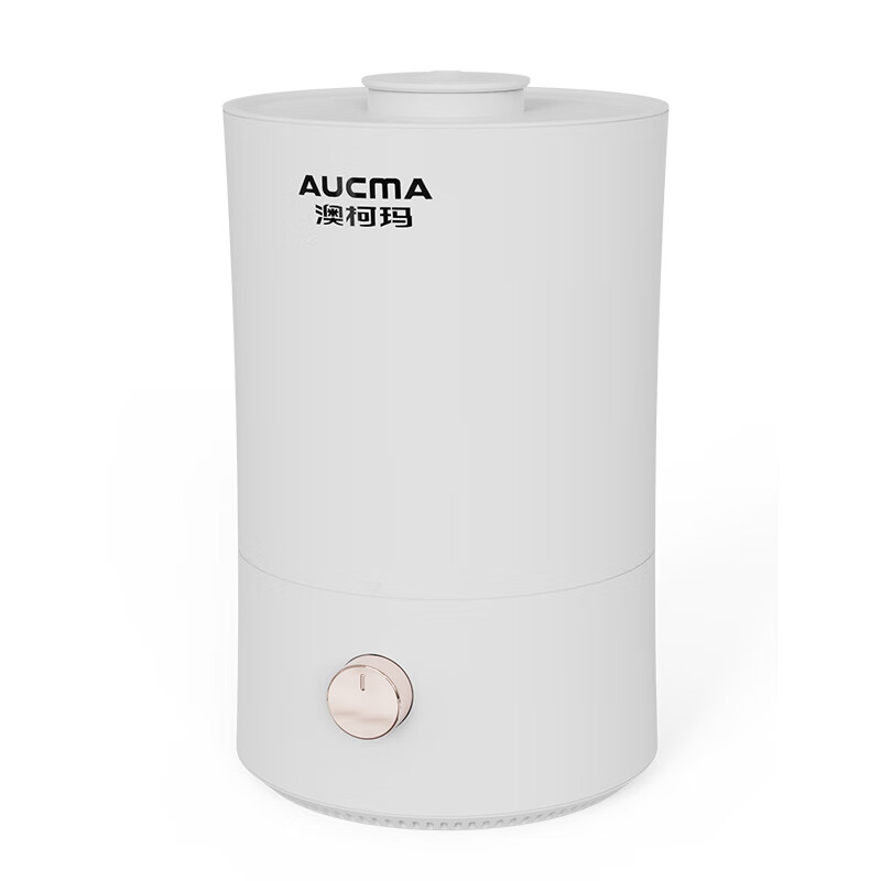 澳柯玛(AUCMA)加湿器4升上加水无级调节JSC-40H21A象牙白电镀旋钮 大雾量高清大图