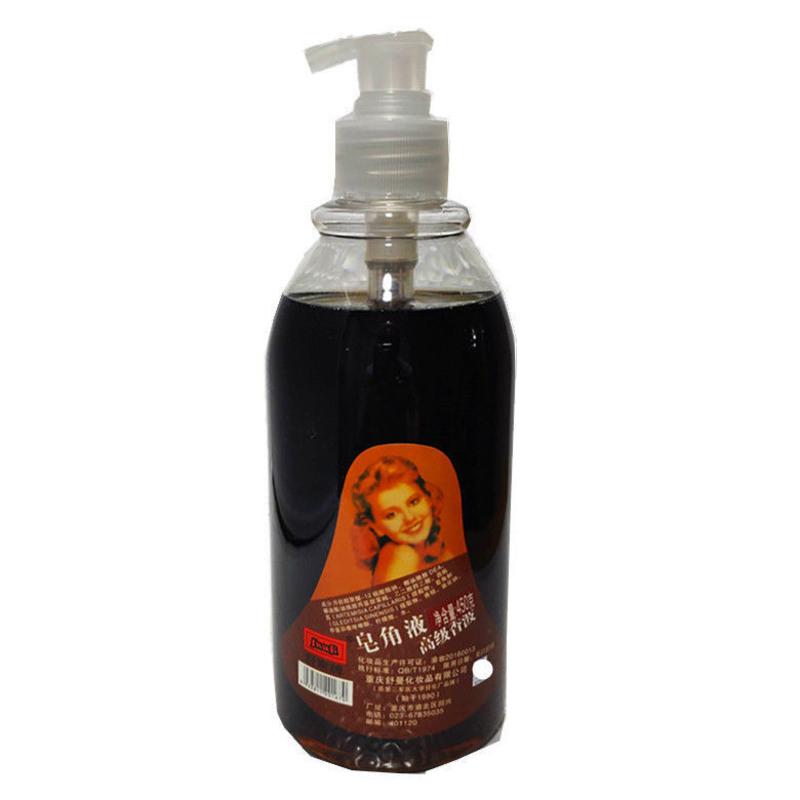 舒斯60-70年代皂角洗发水植物洗头膏洗头水家庭装皂角高级香波 1瓶价拍1发1瓶
