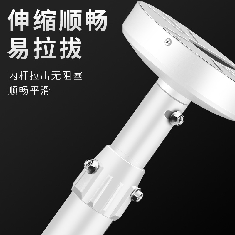 监控35管伸缩铝合金4寸海螺摄像头延长加长吊装半球支架100-200cm个高清大图