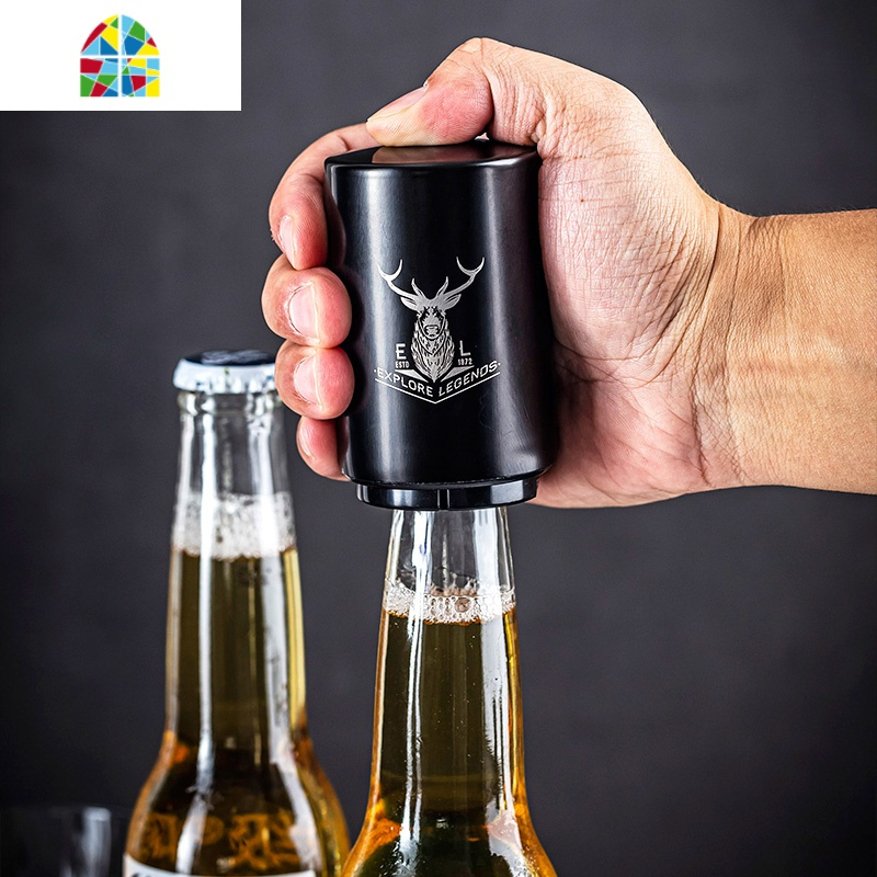 抖音啤酒开瓶器按压式个性创意啤酒瓶起子起瓶器开酒器
