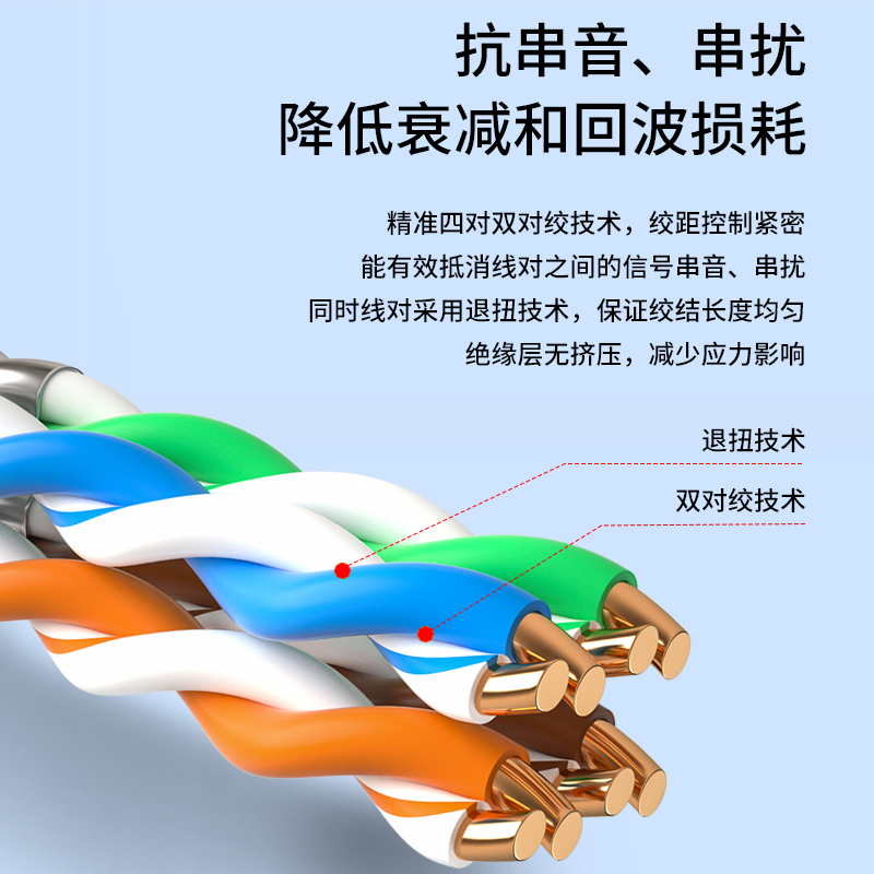 博扬 超五类室外网线箱线100米 非屏蔽4对户外防水防晒阻水线 CAT5e纯铜0.51千兆POE双绞线黑BY-W5100