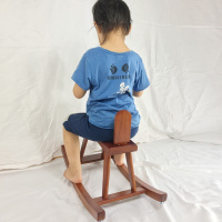 儿童摇摇马实木木制木马小孩玩具摇椅玩具童车摄影1-6岁周岁 原木实木