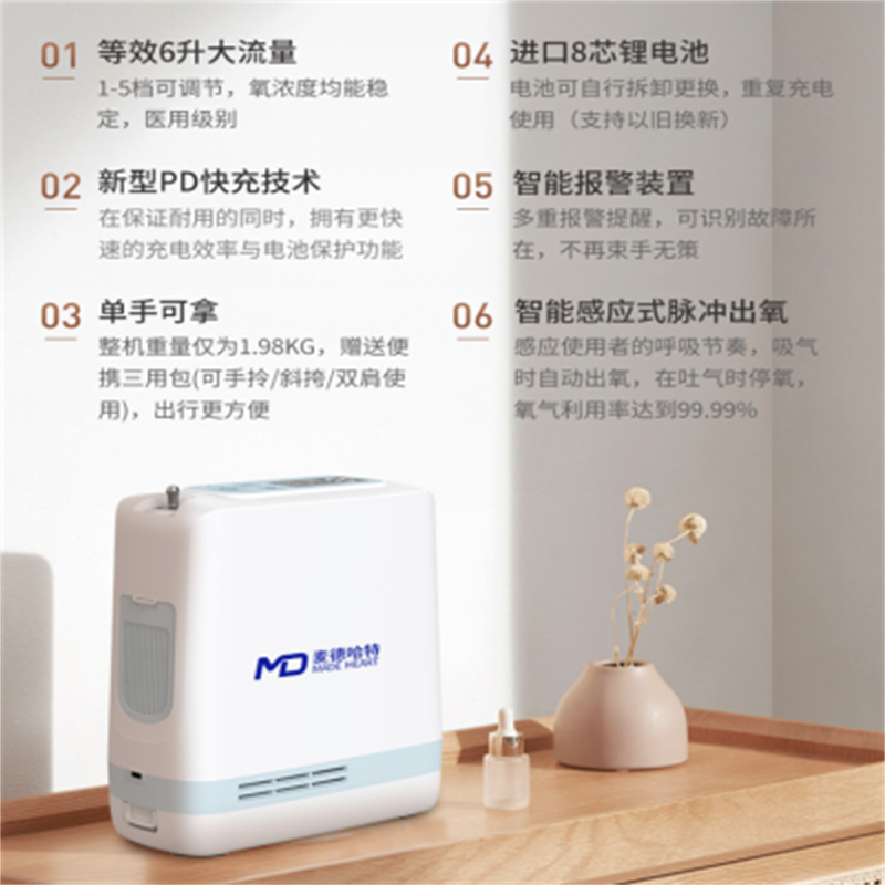 麦德哈特 医用便携式制氧机 高原型 单电MO—5A(单位:台)