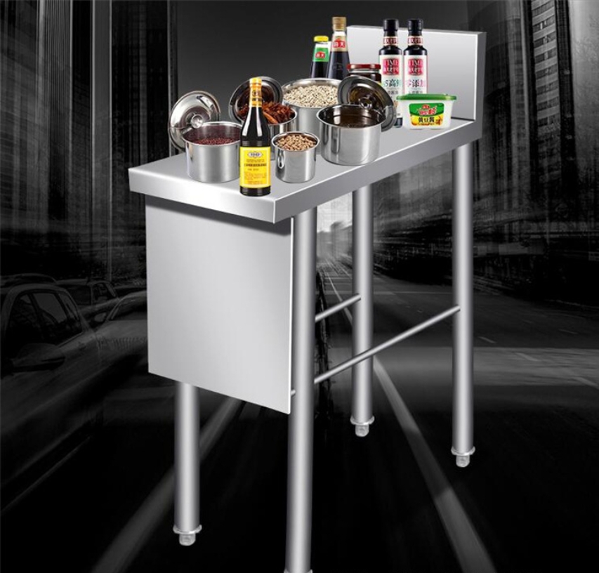 调料拼台400*1000*1170 304不锈钢材质,厚度1.0mm 厨房食堂酒店不锈钢炉灶拼接工作台调料