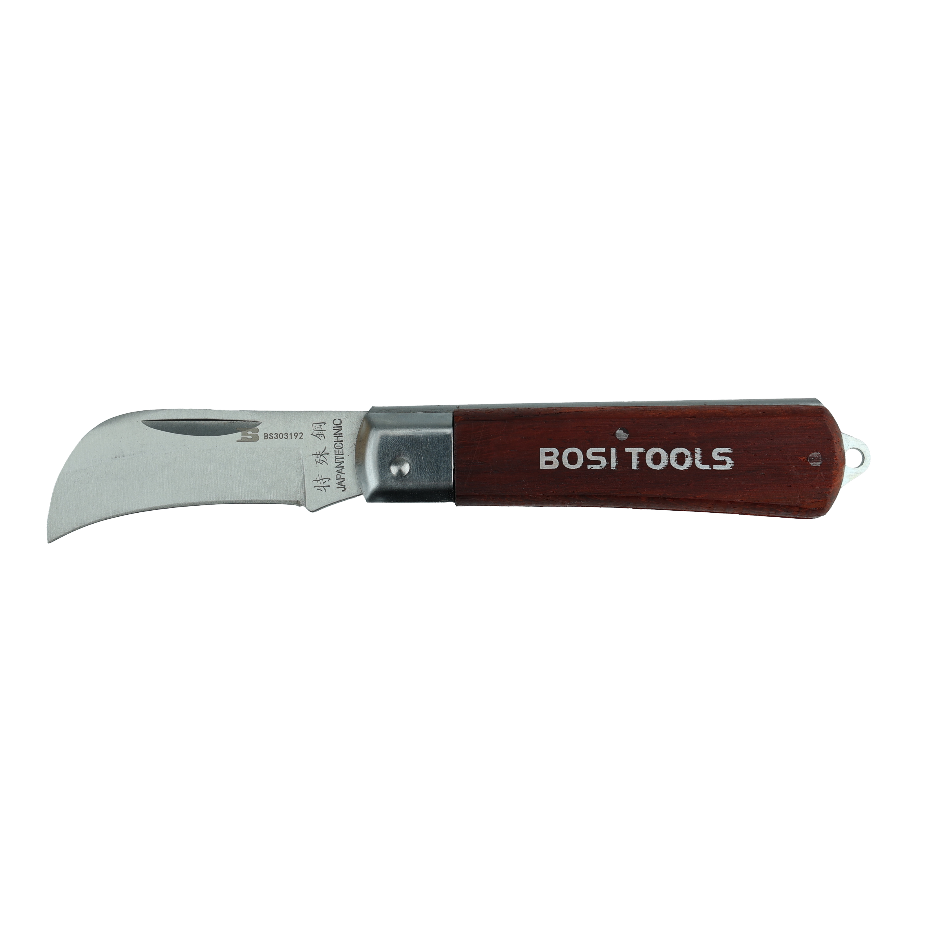 波斯(BOSI)电工刀(弯 BS303192)把高清大图