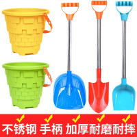 儿童挖沙玩具沙滩铲子宝宝玩沙子工具大号塑料桶套装加厚男孩雪孩