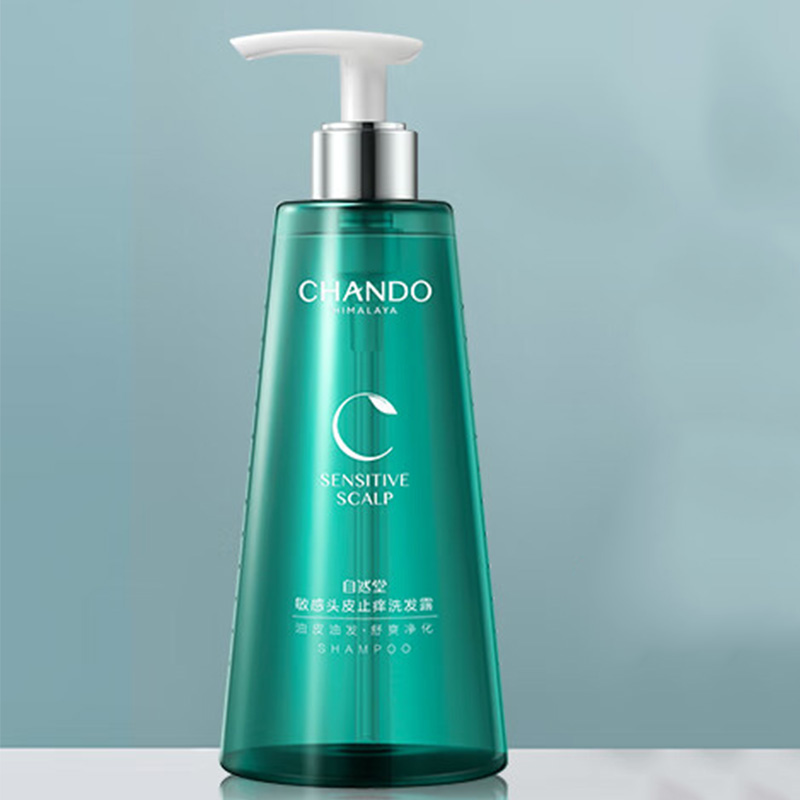 自然堂 头皮护理敏感头皮止痒洗发露 550ml(瓶)高清大图