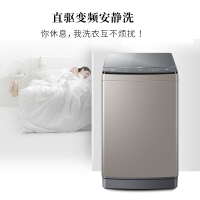 海尔（Haier) 12公斤直驱变频 天沐系列 顶开式 家用全自动波轮洗衣机 XQS120-BZ866 双动力防缠绕