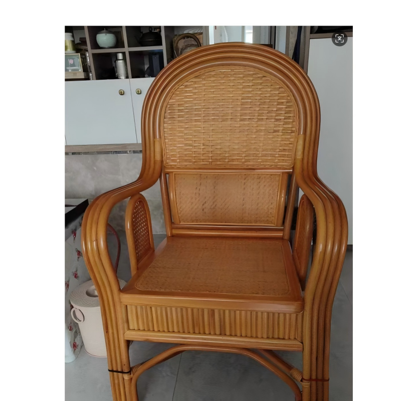 鑫苏威高背藤椅T110 XSW-GTY110 张高清大图