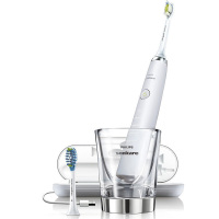 飞利浦(Philips) HX9332 声波震动式电动牙刷 成人通用 充电式 钻石美白 31000转/分 白色