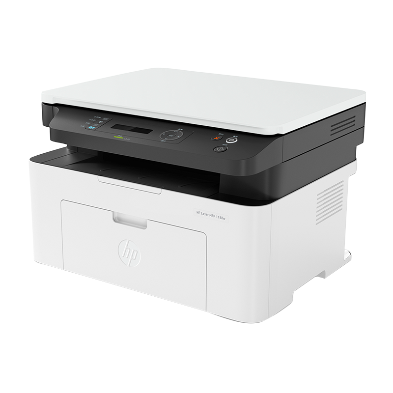 惠普 (HP)MFP 1188W黑白激光多功能一体机无线打印复印扫描三合一体机办公打印机一体机无线家用学生打印机套餐一(官方标配 不可加粉)