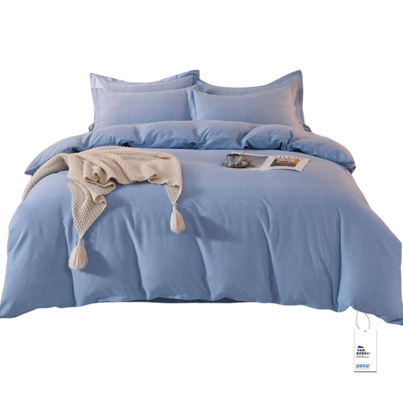 安居先森5A级纯棉磨毛单人床三件套床品D1738（套）高清大图