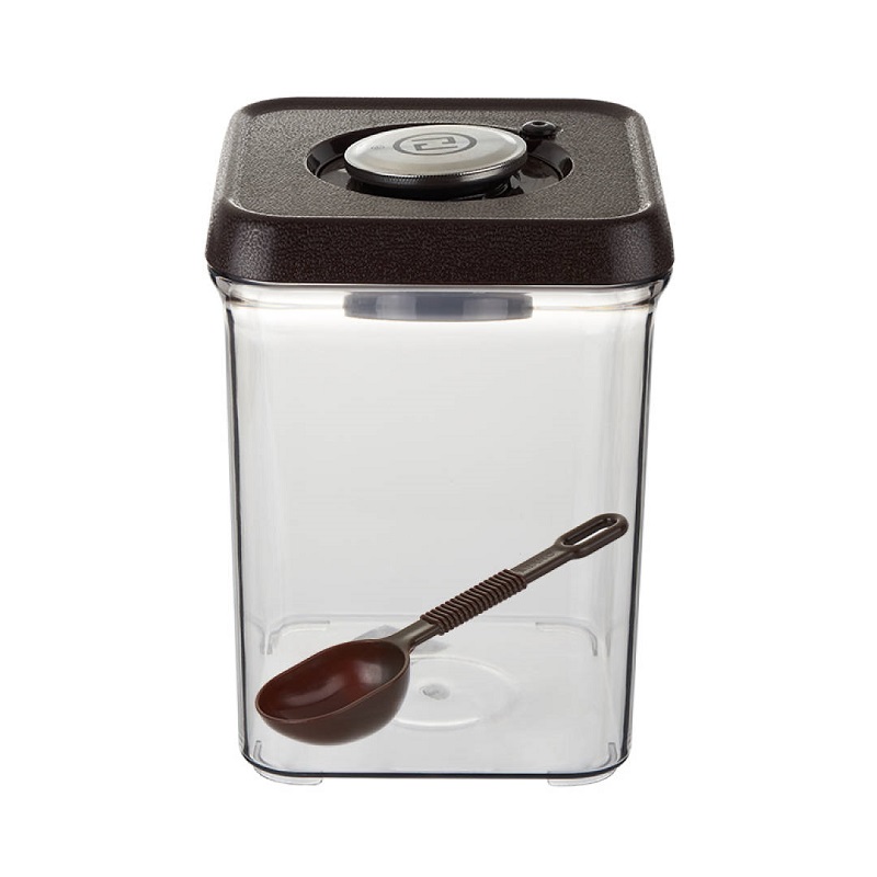 抽真空保鲜罐正方形真空密封罐抽真空食品储物罐保鲜盒透明塑料罐含