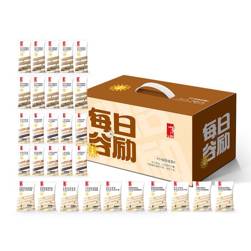 陇间柒月 每日谷励杂粮 礼盒装2KG高清大图