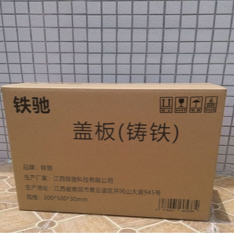 铁驰 盖板(铸铁) 300*500*30mm 1块高清大图