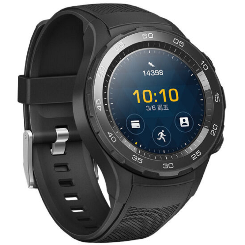 HUAWEI WATCH 2 华为第二代智能运动手表 蓝牙版 (碳晶黑)