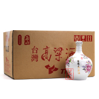 【2017-2018年份】台湾玉山高粱酒 58度（客家花布）三年陈高台湾白酒600ml 整箱6瓶