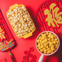 蝶恋花新春暴富袋综合口味袋装爆米花轻甜原味焦糖蜂蜜黄油味480g