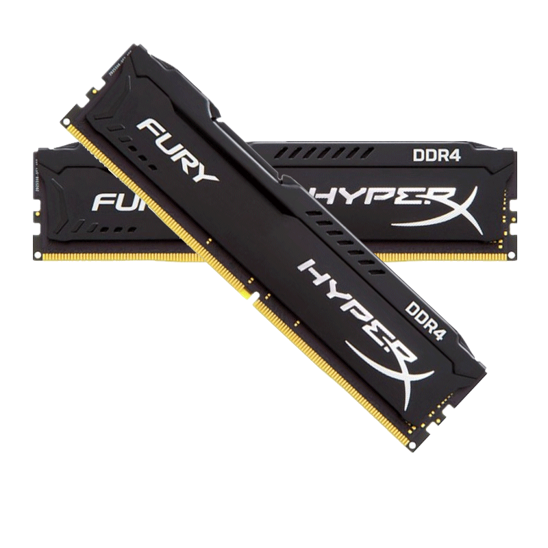 金士顿(Kingston)骇客神条 Fury系列 DDR4 2133 16GB(8GBx2)台式机内存条 黑色