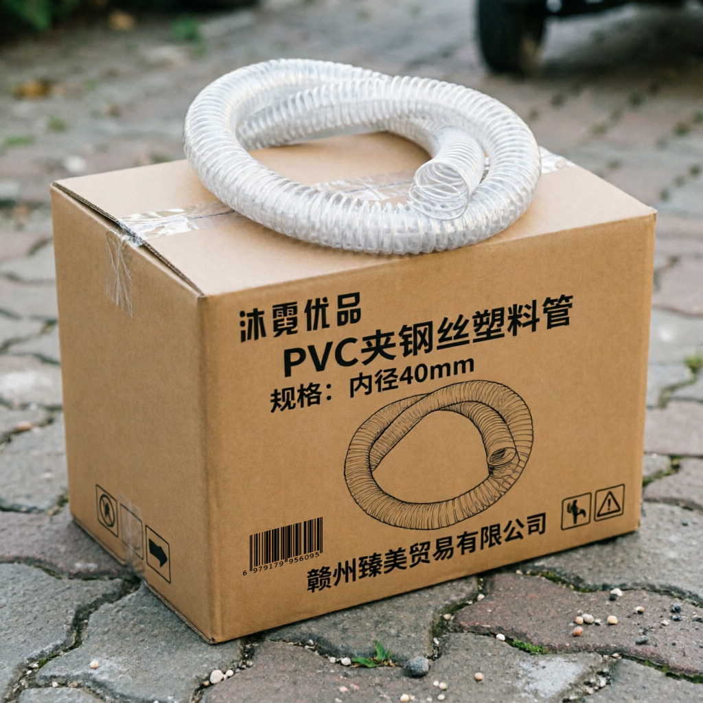 沐霓优品 PVC夹钢丝塑料管 内径40mm 米高清大图