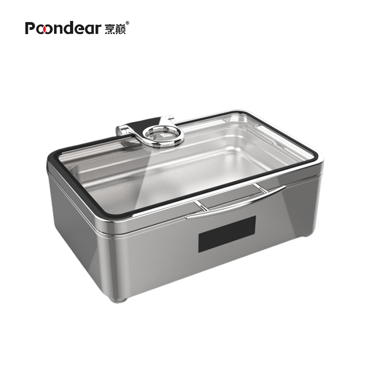烹巅Poondear多功能保温餐炉 201不锈钢 大容量智能恒温设计稳固耐用