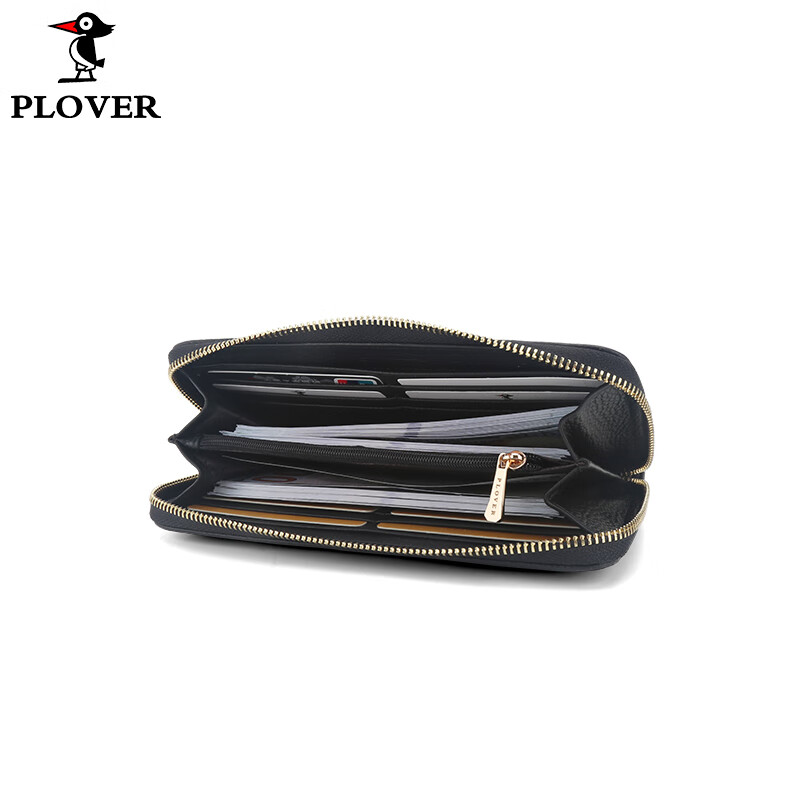 PLOVER香港啄木鸟 手包 GD6919-A 黑色 拉链钱包小手包高清大图