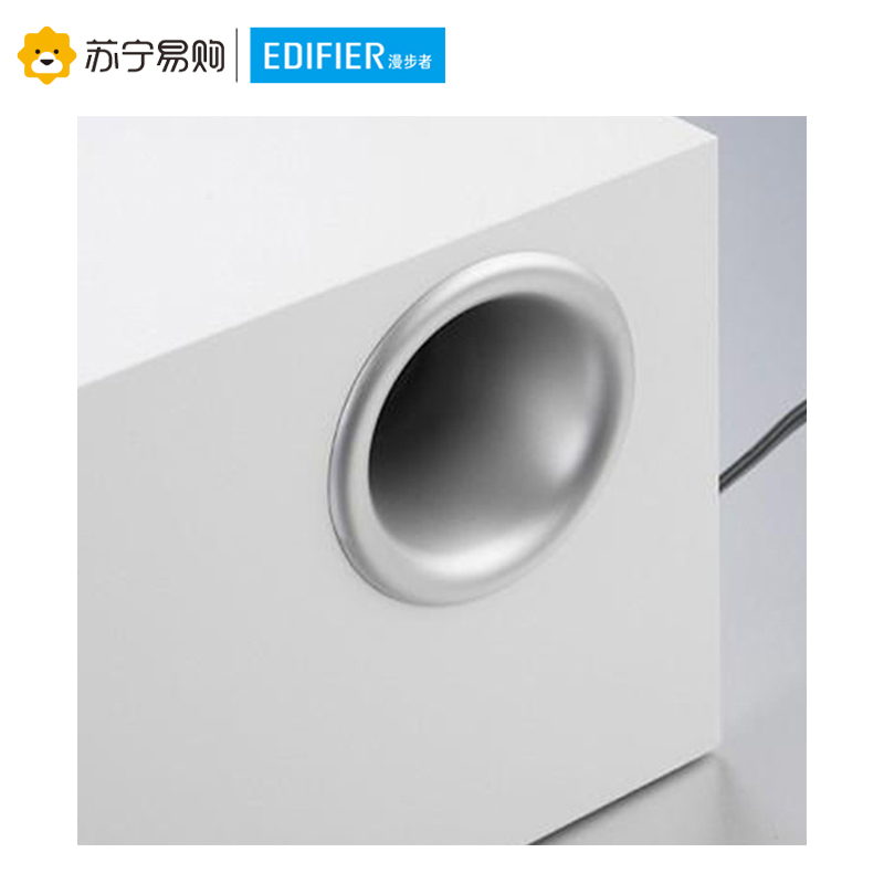 Edifier/漫步者 E2100 2.1声道电脑有源音响多媒体木质低音炮有源音箱 白色