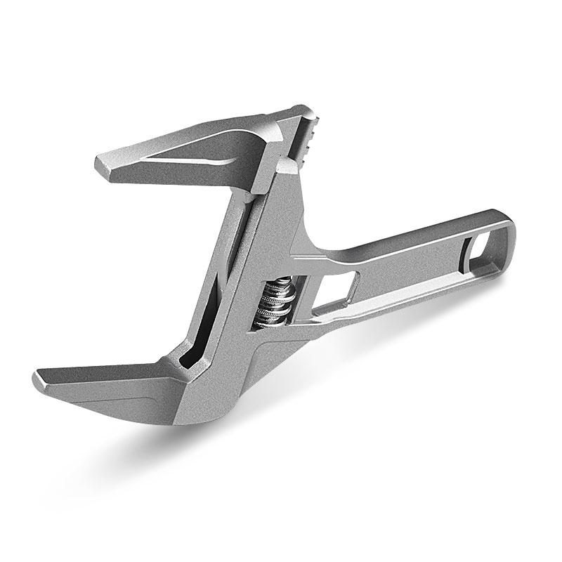 大开口活动扳手闪电客短水暖安装柄卫浴扳手多功能洗脸盆水龙头工具