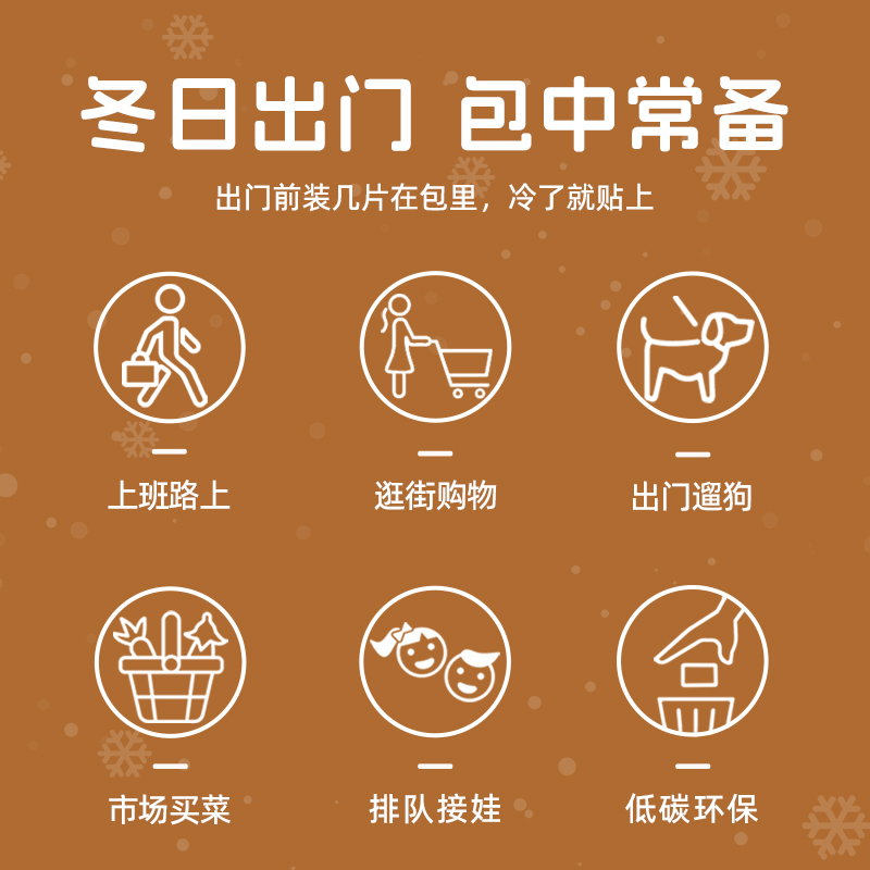 佩奇袋鼠 橙色热贴10片*1袋高清大图