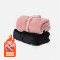 猫人秋冬珊瑚绒儿童睡衣家居服法兰绒男女童卡通翻领加绒宝宝睡衣
