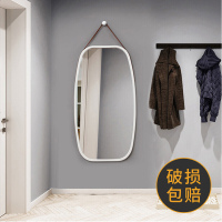 超级新品 简约现代实木楠竹质卧室穿衣镜化妆镜卫浴镜子壁挂式浴室挂件镜子挂墙卫生间挂件厨房_220_601 黑色小方镜33X40.5X1.5CM