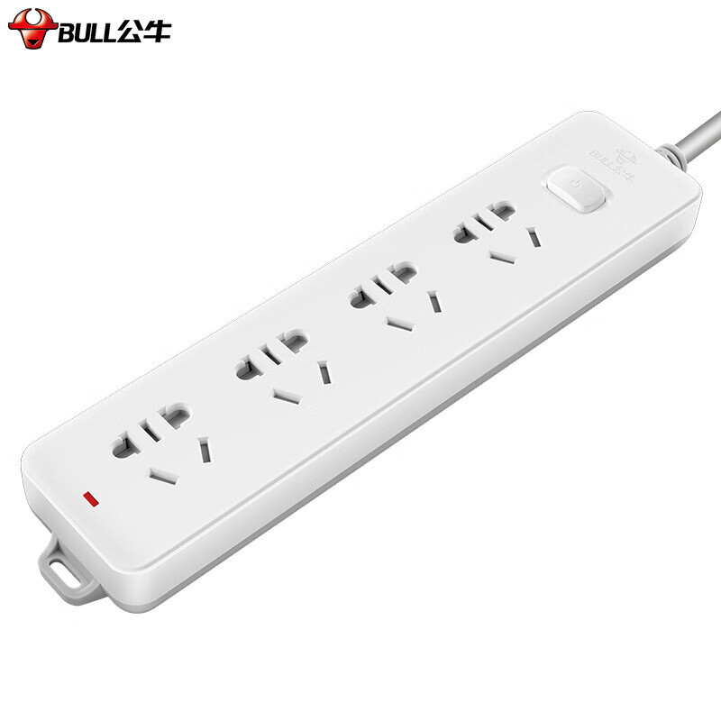 公牛(bull) 插排插座插线板 GN-410 4位总控1.8米 10A 250V高清大图
