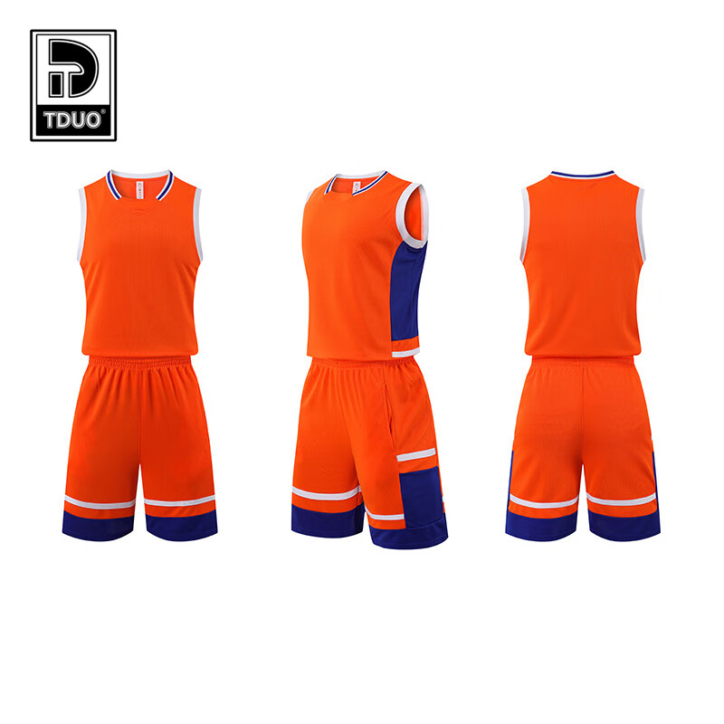 Tduo篮球服 V8 套 橙色 S