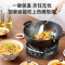 荣事达电炒锅电蒸锅多功能家用电炒菜炒锅一体式炒锅大功率蒸煮锅电热锅电火锅RS-FT32蒸笼款/551