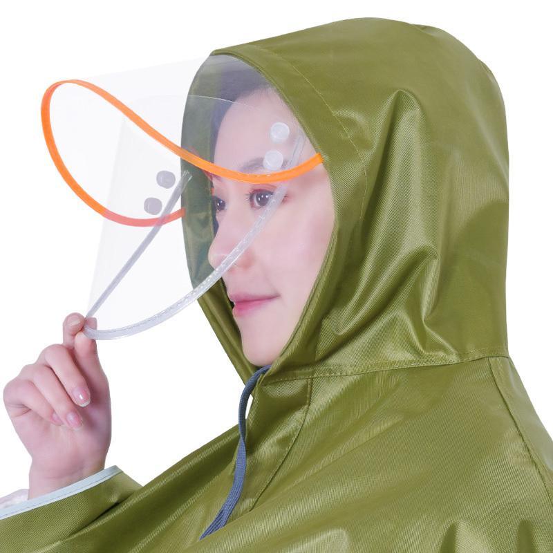 双人雨衣电动车雨披摩托车加大加厚帆布男女成人电瓶车雨衣