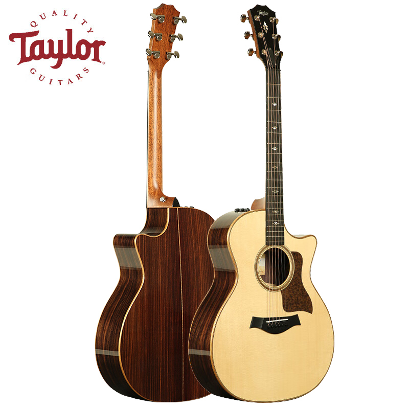 Taylor泰勒714CE全单电箱吉他 ES2拾音器 云杉+玫瑰木 41英寸