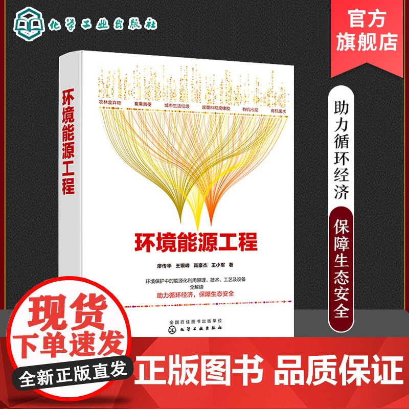 正版 环境能源工程 廖传华 环境保护能源化利用技术 有机废弃物能源化利用 能源清洁利用工具书 高等学校新能源化工环境科学