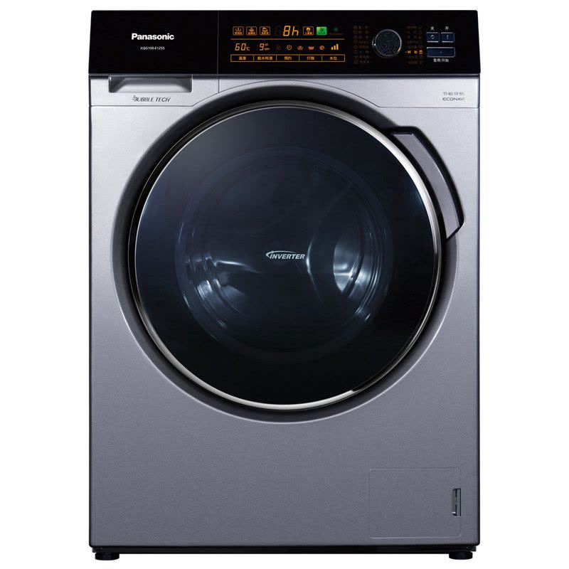 Panasonic/松下XQG100-E1255 家用大容量变频静音全自动触屏滚筒松下洗衣机10kg图片
