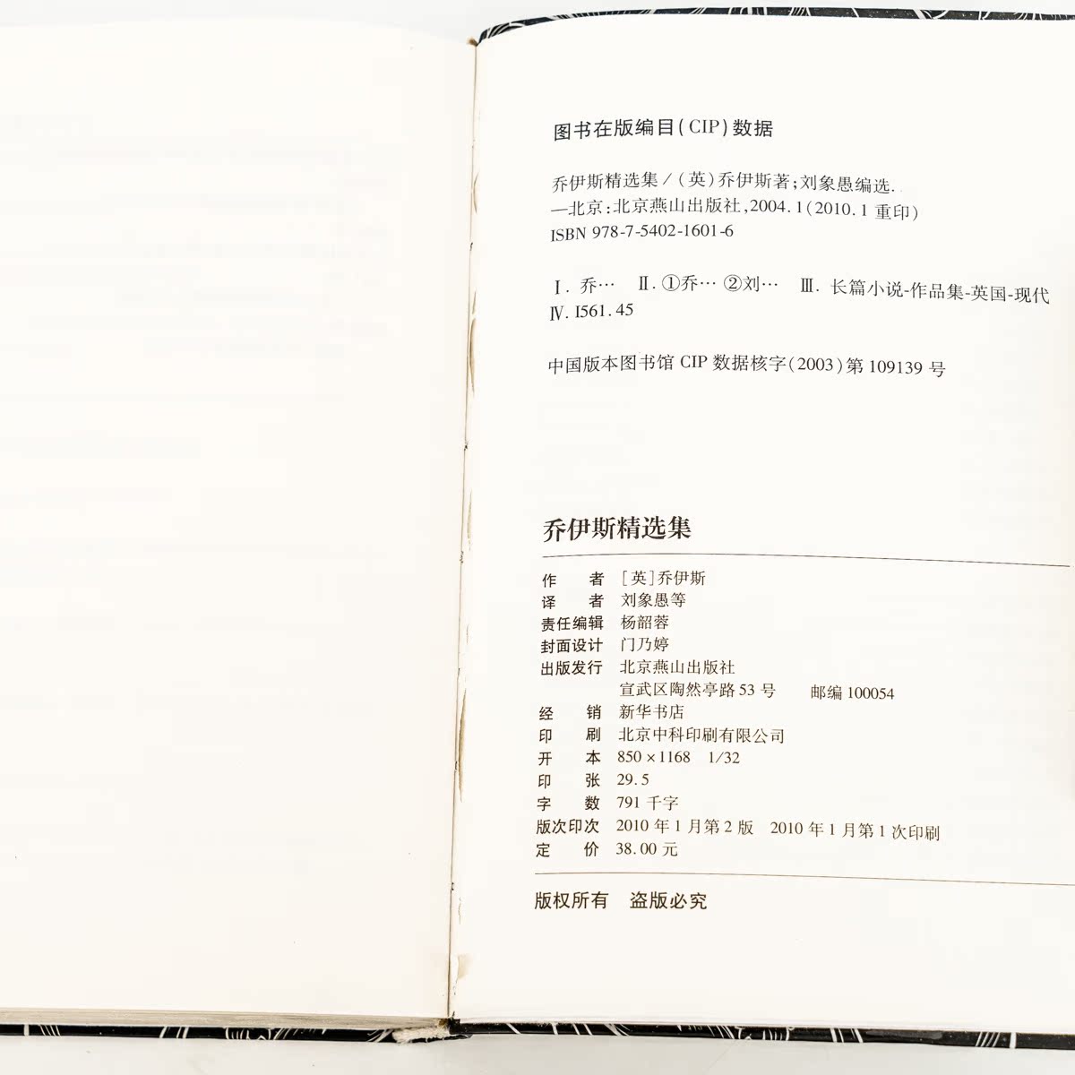 [正版]乔伊斯精选集944页 外国文学名家精选书系9787540216016 一个青年艺术家的画像 尤利西斯 诗歌集室内高清大图
