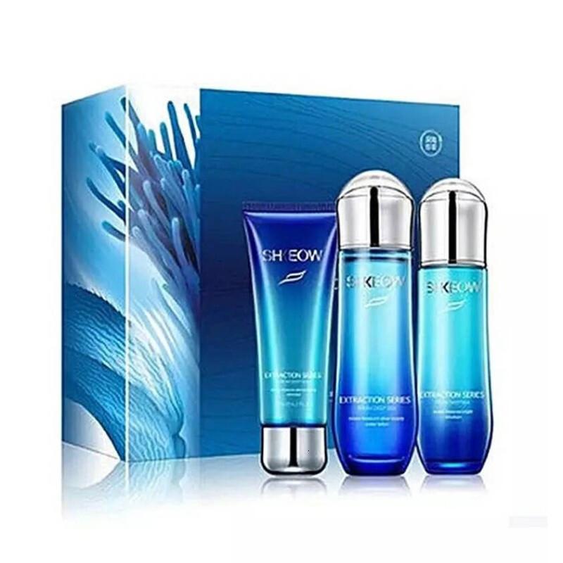 正品专柜水肌澳深海珍萃保湿三件套洁面水乳参数