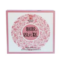 东阿百年堂阿胶固元糕 蔓越莓型血珀天胶 即食阿胶糕300克礼盒装 滋补营养阿胶膏