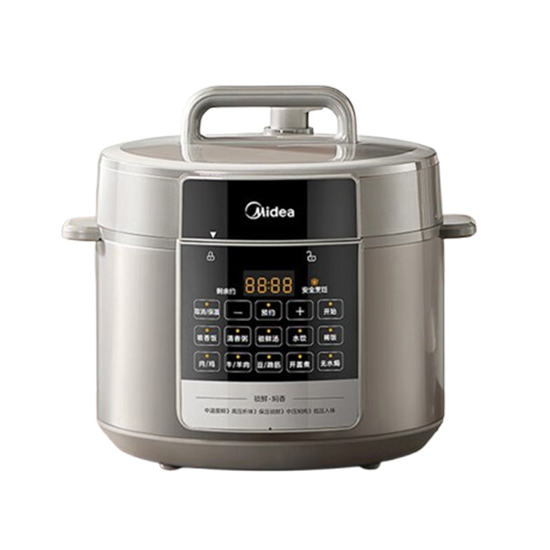 美的Y电压力锅5L自动智能预约饭煲无水焗双胆开盖MY-E5910