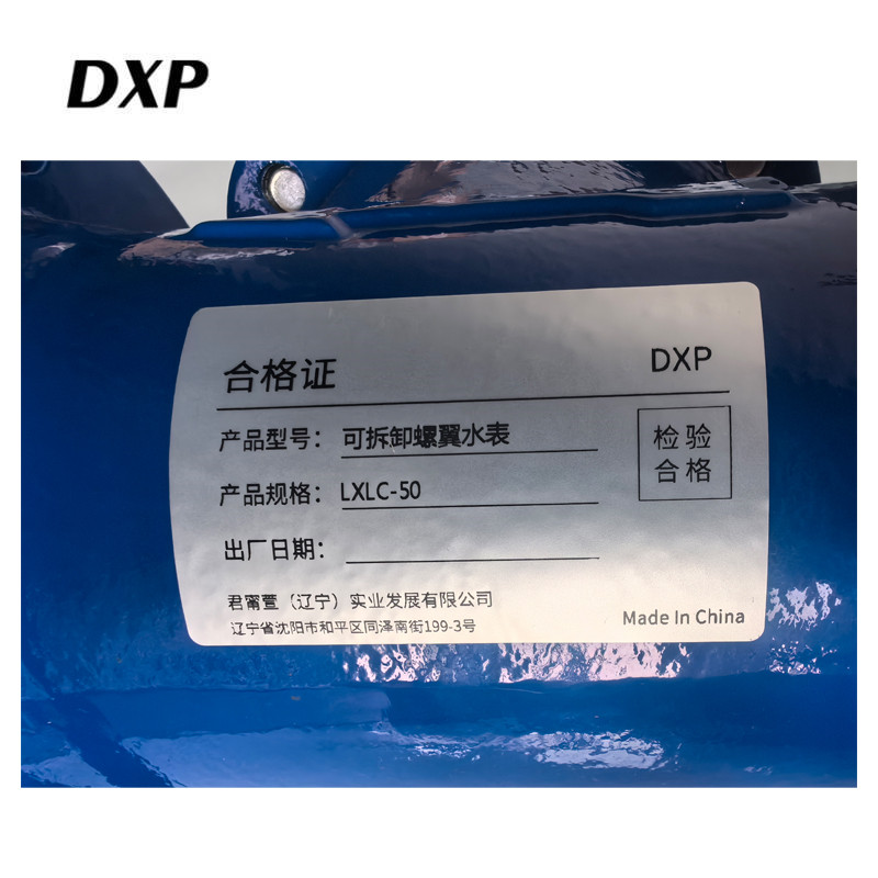 DXP 可拆卸螺翼水表 LXLC-50 块高清大图