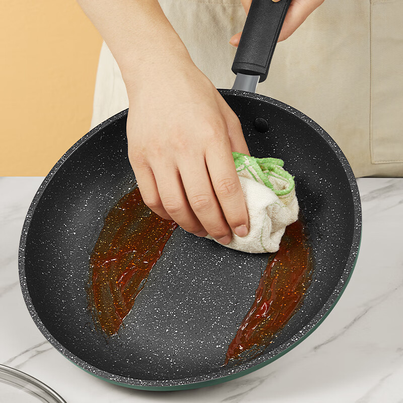 炊大皇(COOKER KING)BG26FP 翠釜26cm平底锅 易洁不粘锅 多功能煎锅 电磁炉通用高清大图