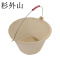 杉外山 牛筋桶 建筑用泥瓦工塑料灰桶 直径32cm 个