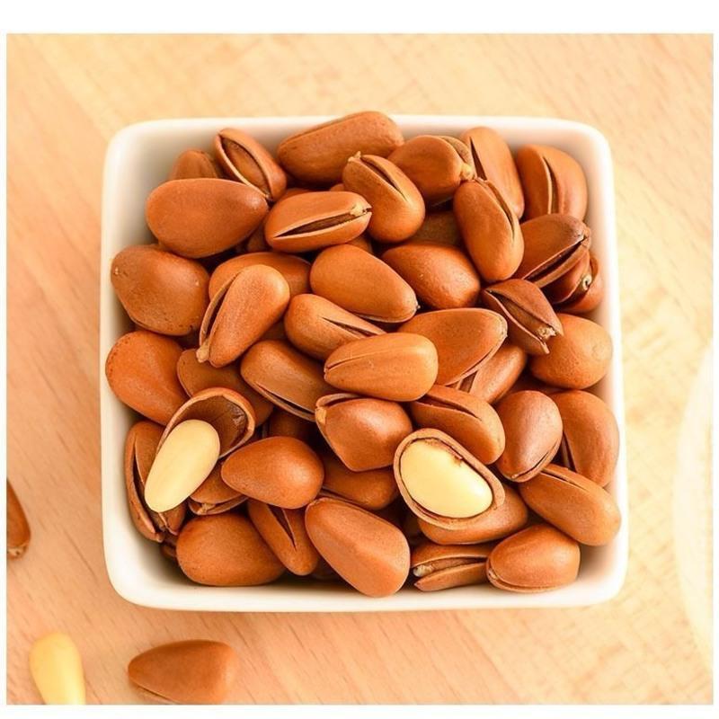 新货东北松子含罐装坚果手剥开口松子