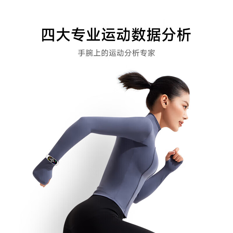 小米(MI)小米手环 标准版黑色 智能手环 高精度运动健康 监测睡眠管理 心率血氧监测运动手环送男友送女友高清大图