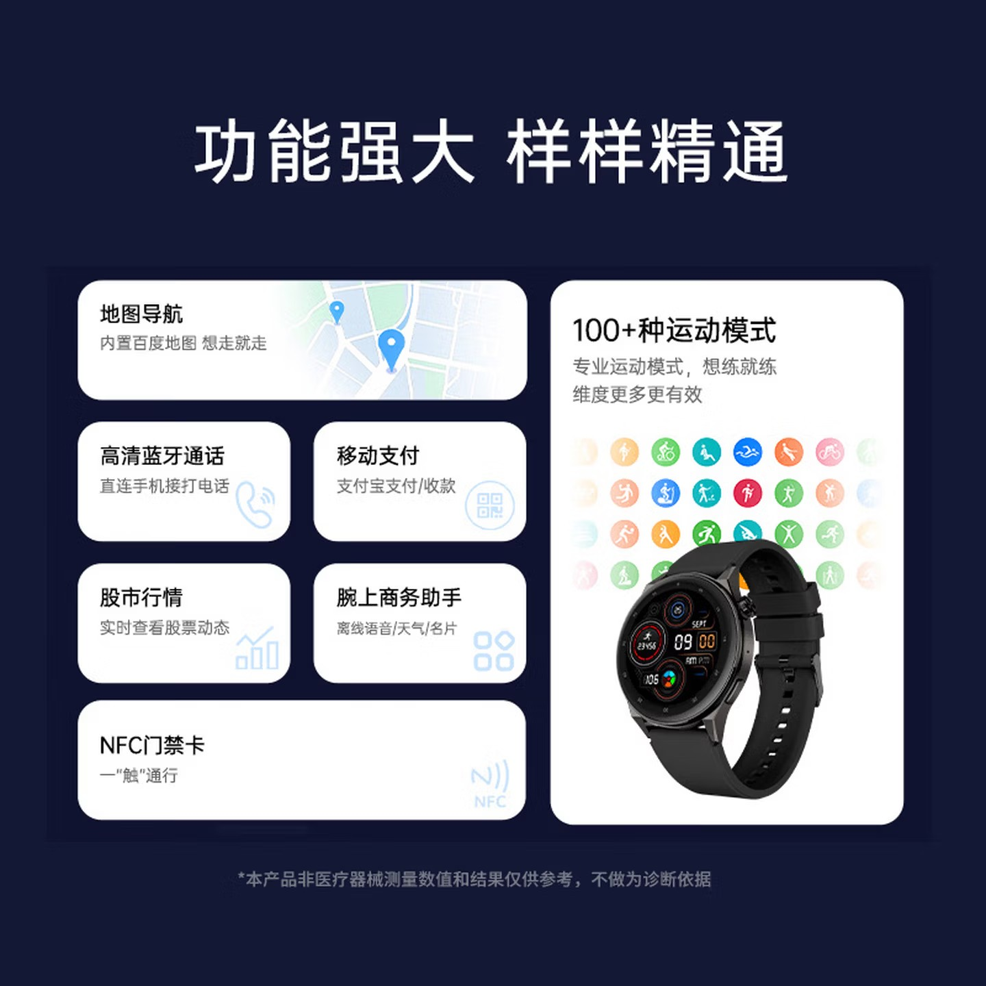 纽曼AI 智能旗舰 手表 IS002高清大图
