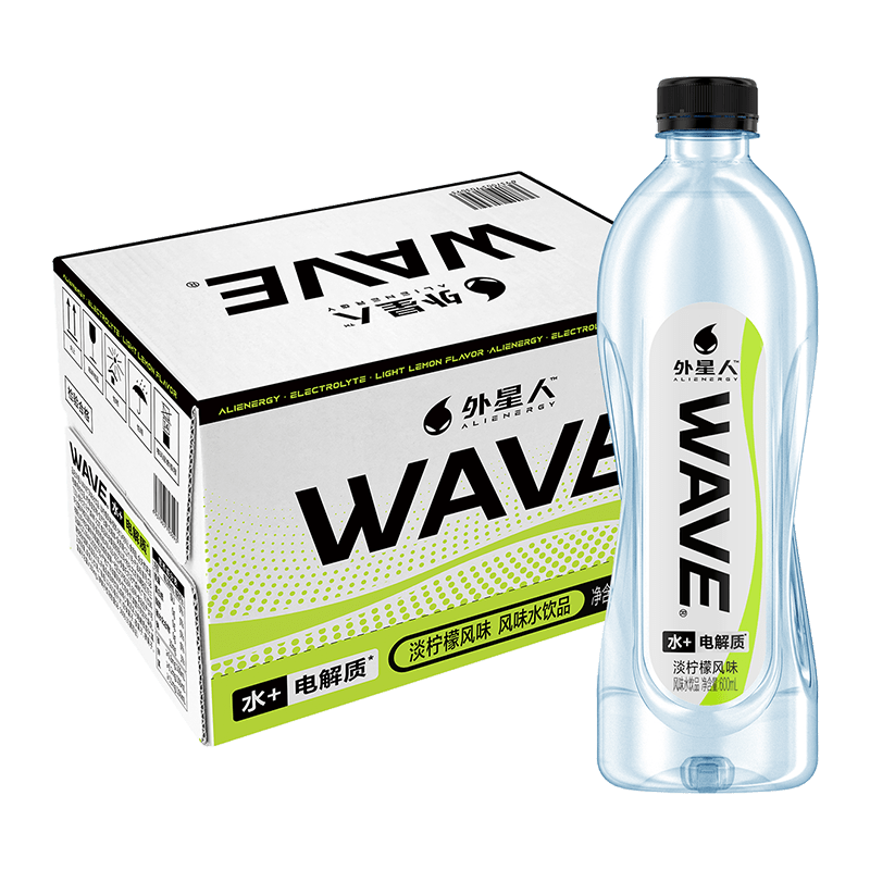 外星人wave风味水饮品淡柠檬味600ml*15高清大图