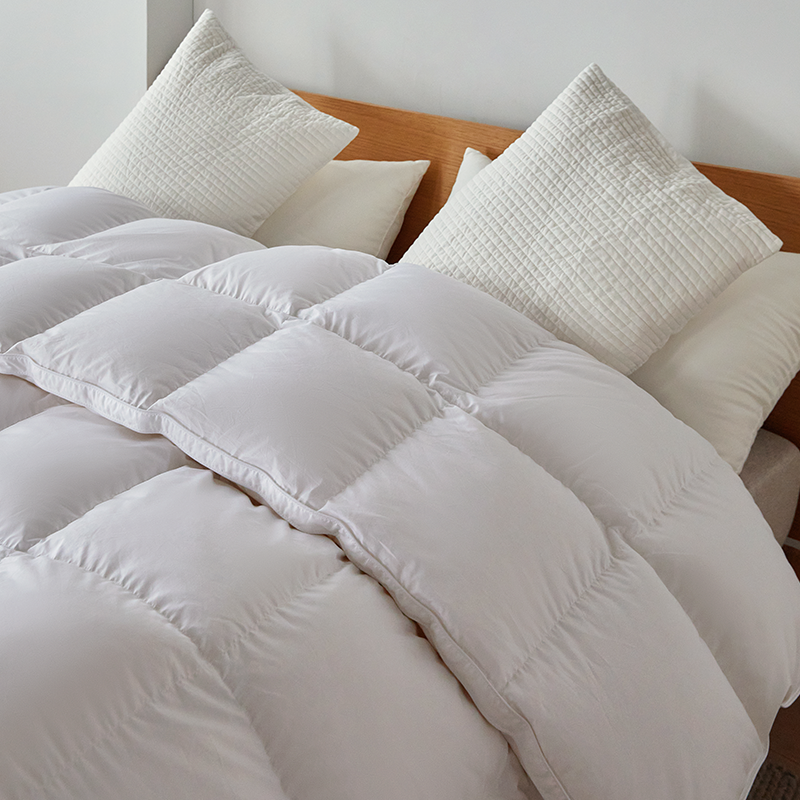 出口日本羽绒被95白鹅绒被子被芯加厚冬被单双人春秋冬季酒店正品